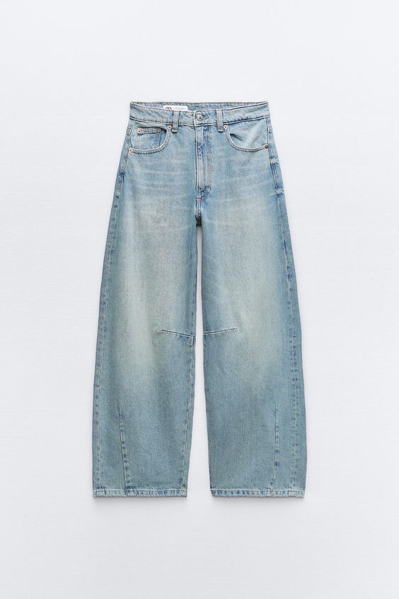 Knee Panel Oversized Jeans