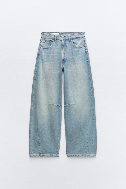Knee Panel Oversized Jeans