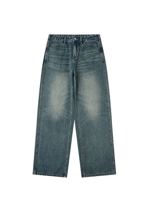 Y2K Aesthetic Distressed Loose Jeans