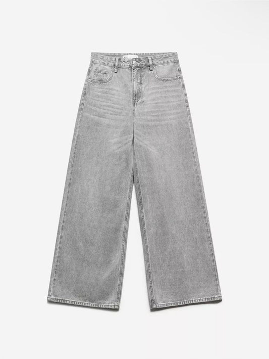 High-Waist Baggy Denim for Men & Women